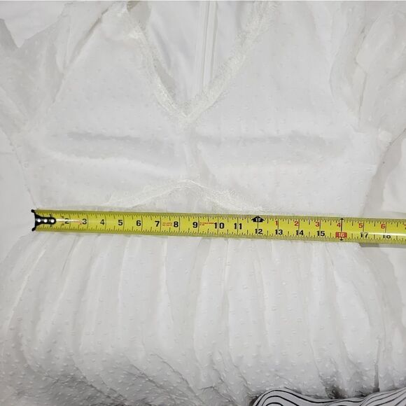 JASAMBAC Women's Swiss Dot long sleeve maternity Dress - Picture 13 of 14